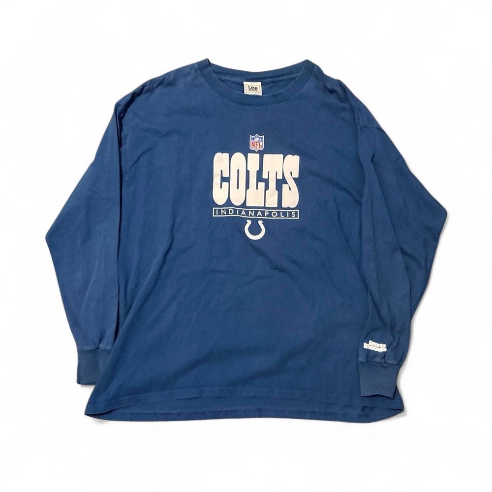 Vintage 00s NFL Indianapolis Colts longsleeve Lee Sport XL/23.5